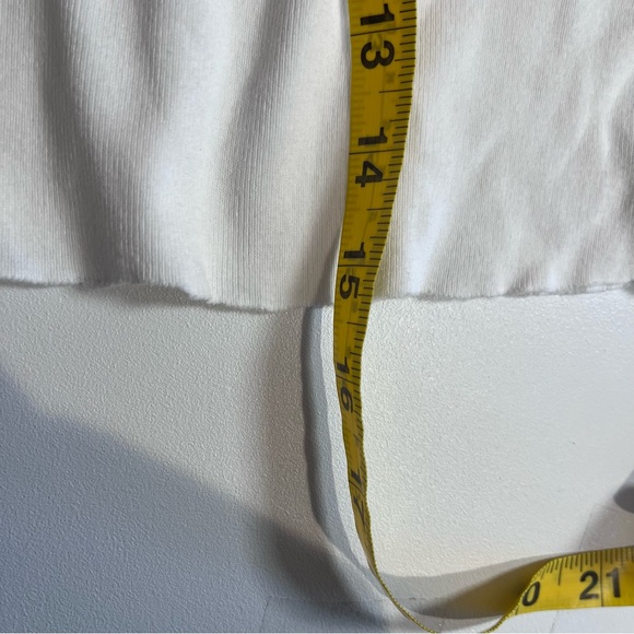 brandy melville white and red embroidered devil graphic top y2k grunge vintage - Picture 9 of 10